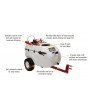 NorthStar Tow-Behind Trailer Boom Broadcast and Spot Sprayer — 31-Gallon Capacity, 2.2 GPM, 12 Volt DC
