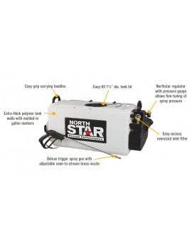 NorthStar Deluxe ATV High Pressure Sprayer 26-Gallon Capacity (98 Litre)