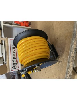 Steel Hose Reel with 15mtr 3/8" Hose (300psi Max)